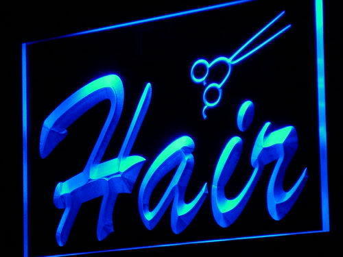 Hair LED Light Sign